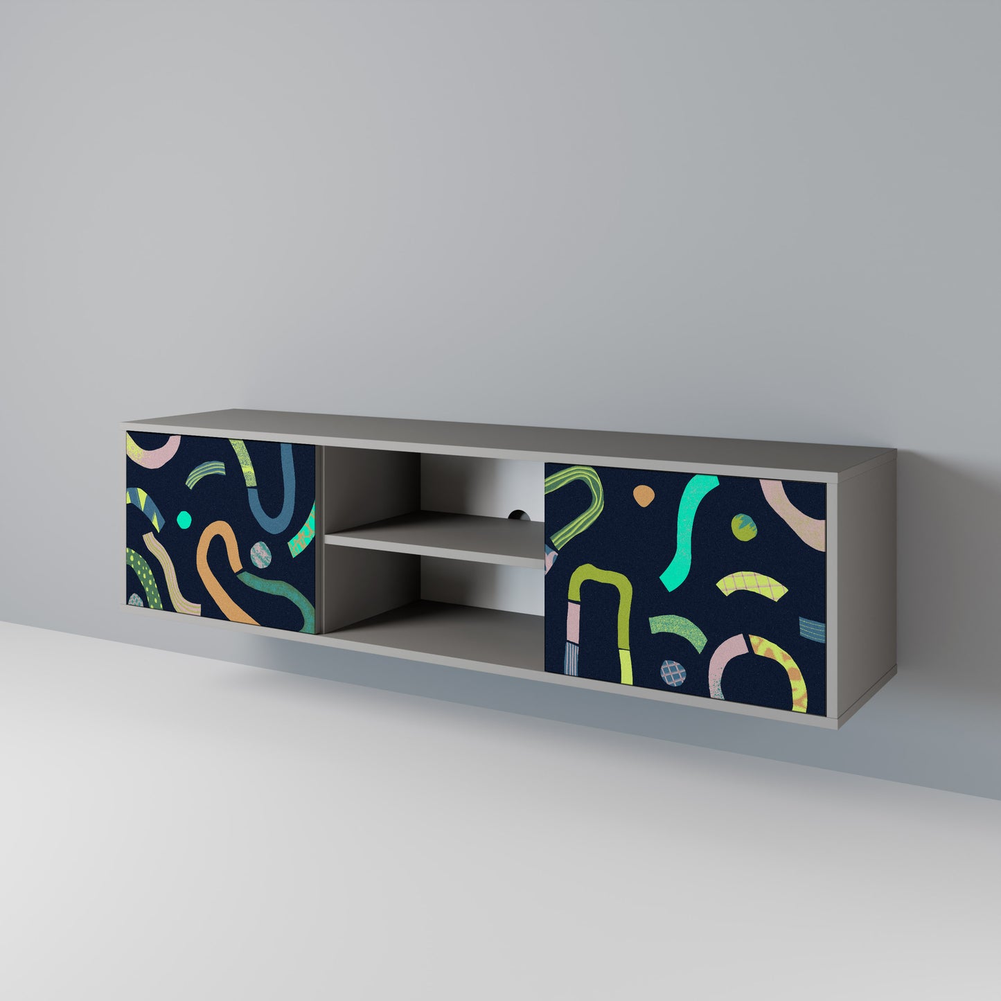 CONTRAST DANCE 2-Door TV Cabinet