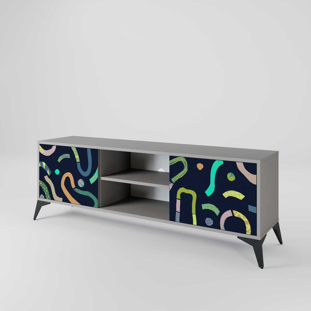 CONTRAST DANCE Mueble de TV de 2 Puertas