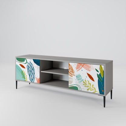 BOTANICAL HURRICANE Mueble de TV de 2 Puertas