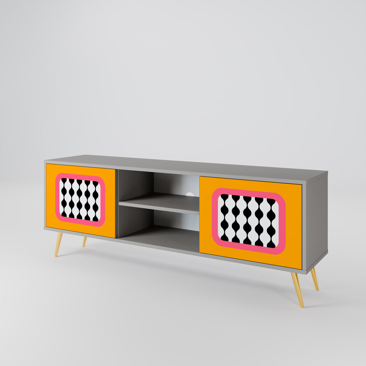 TEARS IN HEAVEN Mueble de TV de 2 Puertas