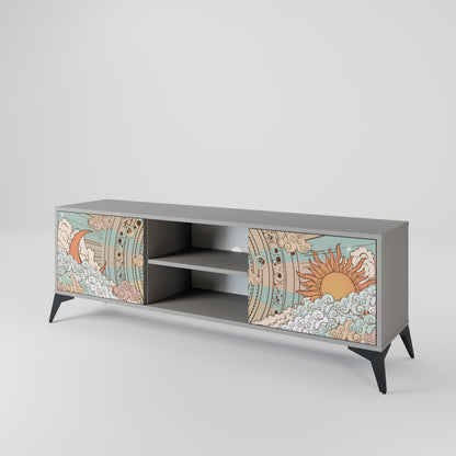 MYSTICAL STRUCTURE Mueble de TV de 2 Puertas