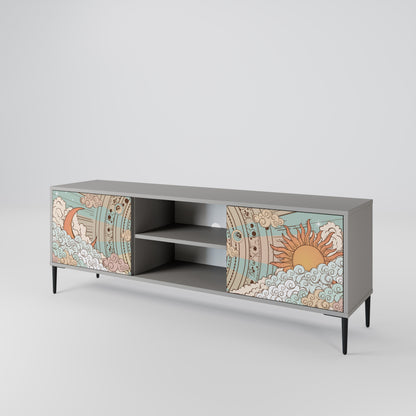 MYSTICAL STRUCTURE Mueble de TV de 2 Puertas