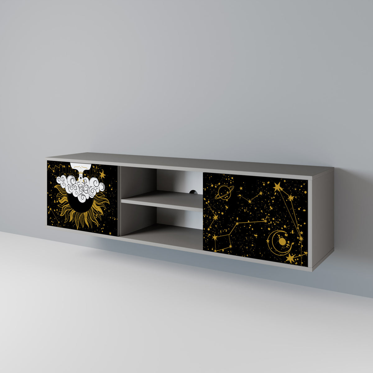 STELLAR CONSTELLATIONS Mueble de TV de 2 Puertas