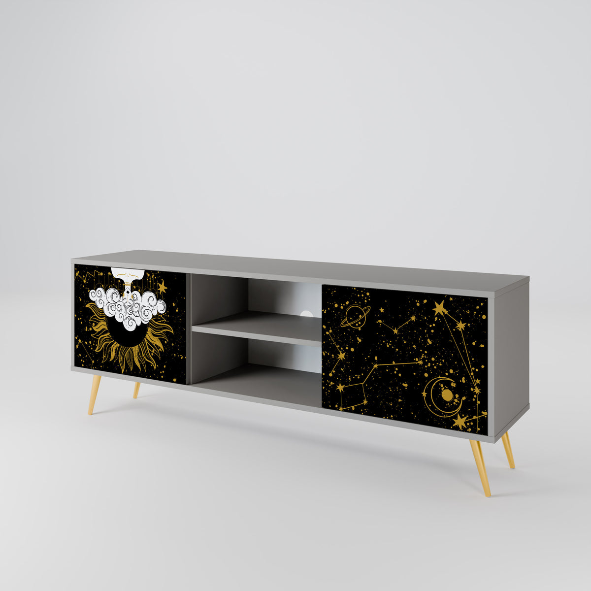 STELLAR CONSTELLATIONS Mueble de TV de 2 Puertas