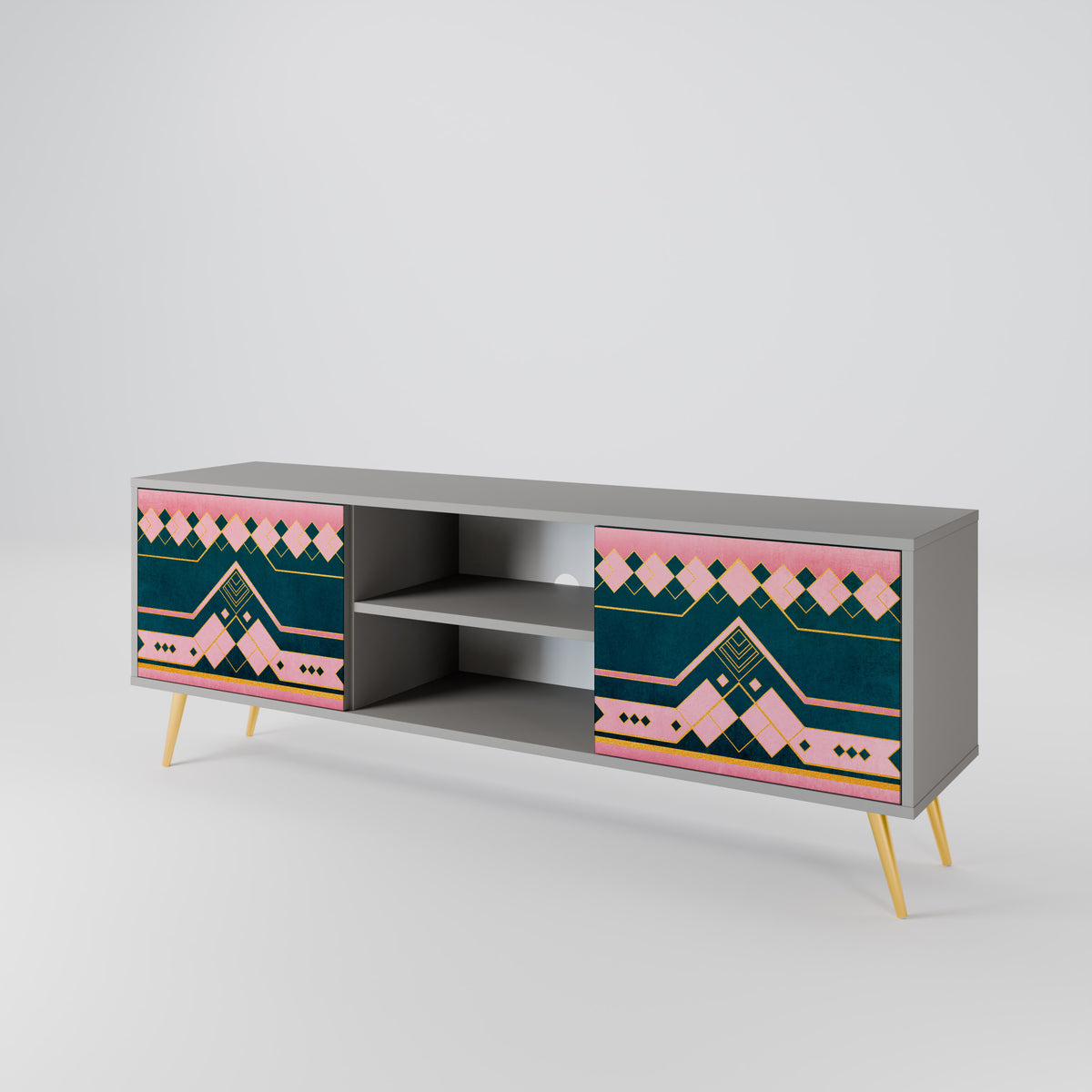 ROYAL COMPOSITION Mueble de TV de 2 Puertas
