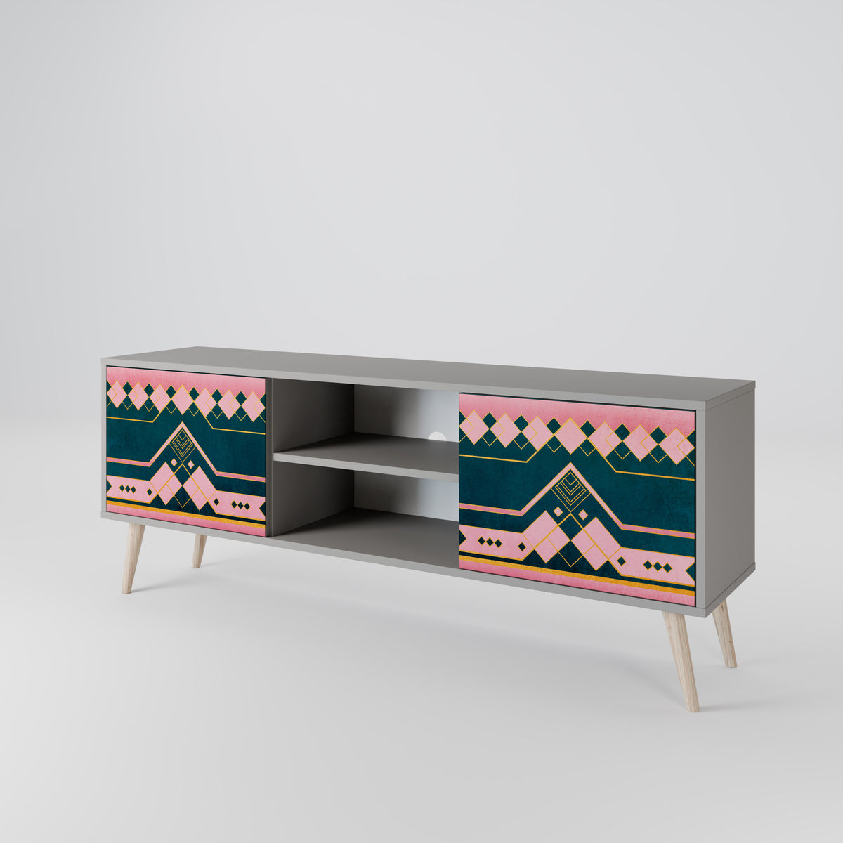 ROYAL COMPOSITION Mueble de TV de 2 Puertas