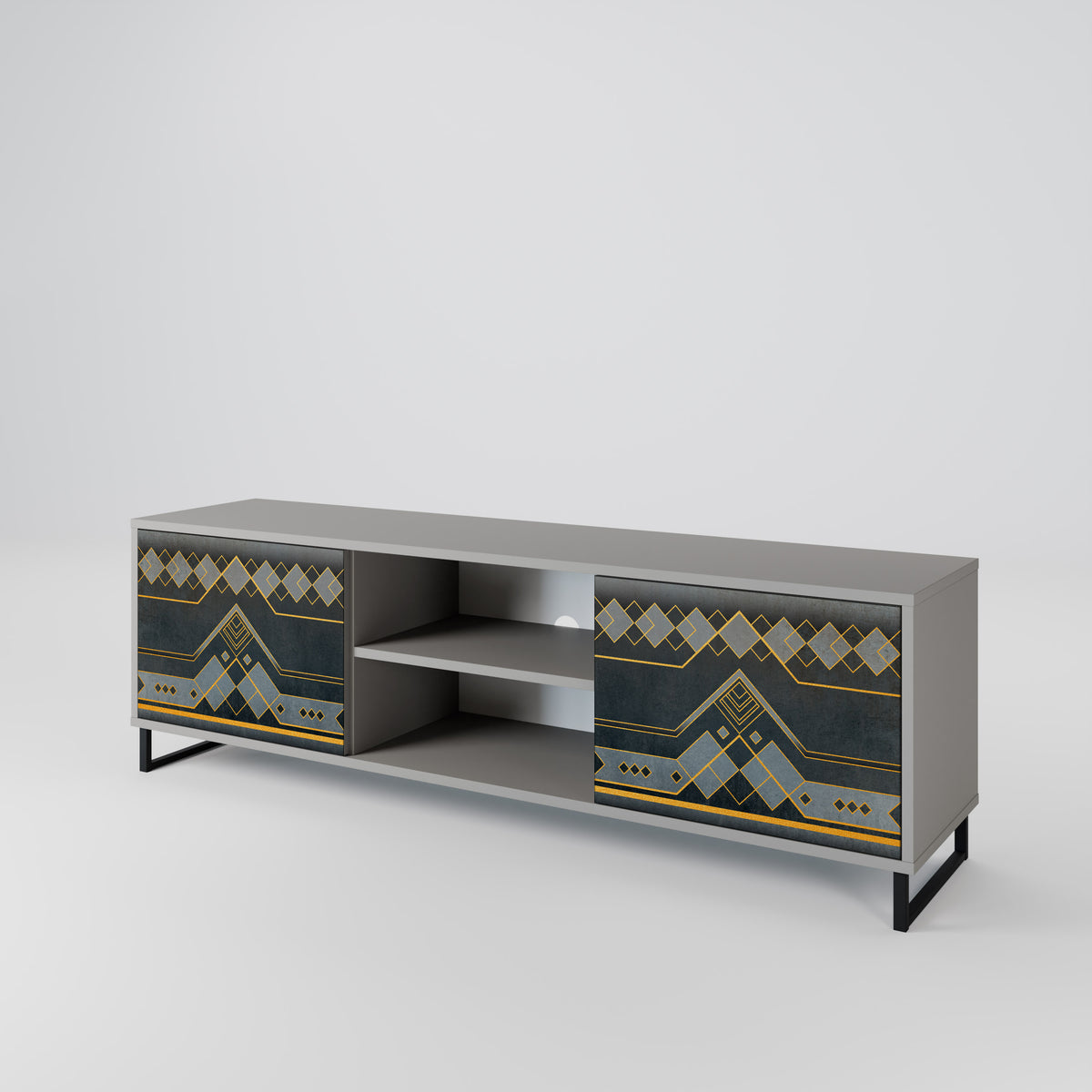 ROYAL ORDINARINESS Mueble de TV de 2 Puertas