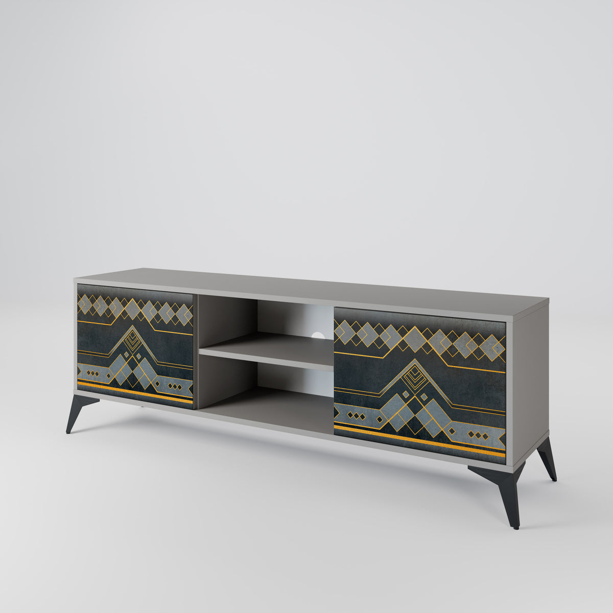 ROYAL ORDINARINESS Mueble de TV de 2 Puertas