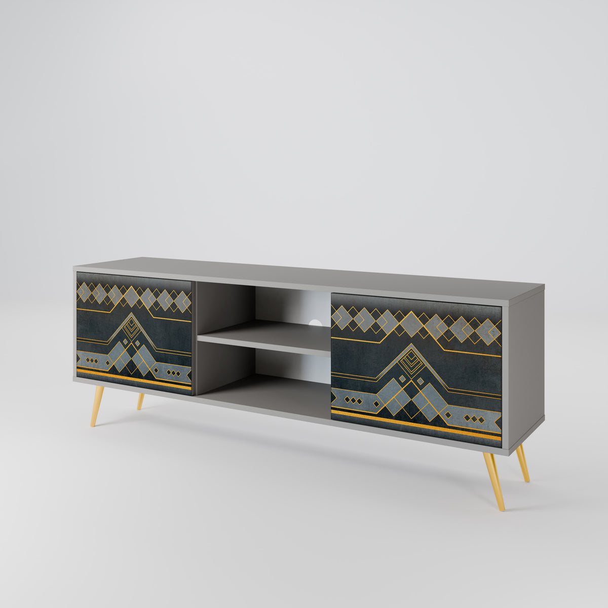 ROYAL ORDINARINESS Mueble de TV de 2 Puertas