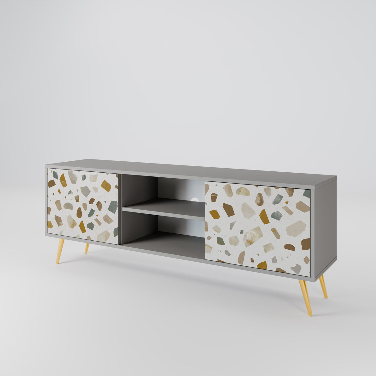 PIECES OF TOMORROW Mueble de TV de 2 Puertas