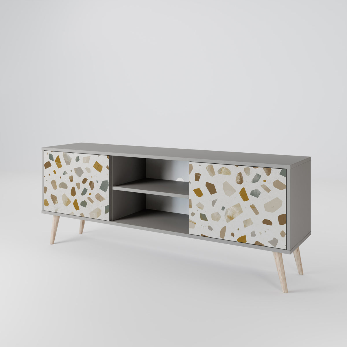 PIECES OF TOMORROW Mueble de TV de 2 Puertas