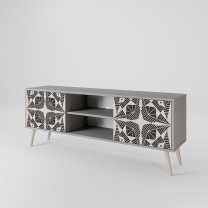 MONOCHROME NEXUS Mueble de TV de 2 Puertas