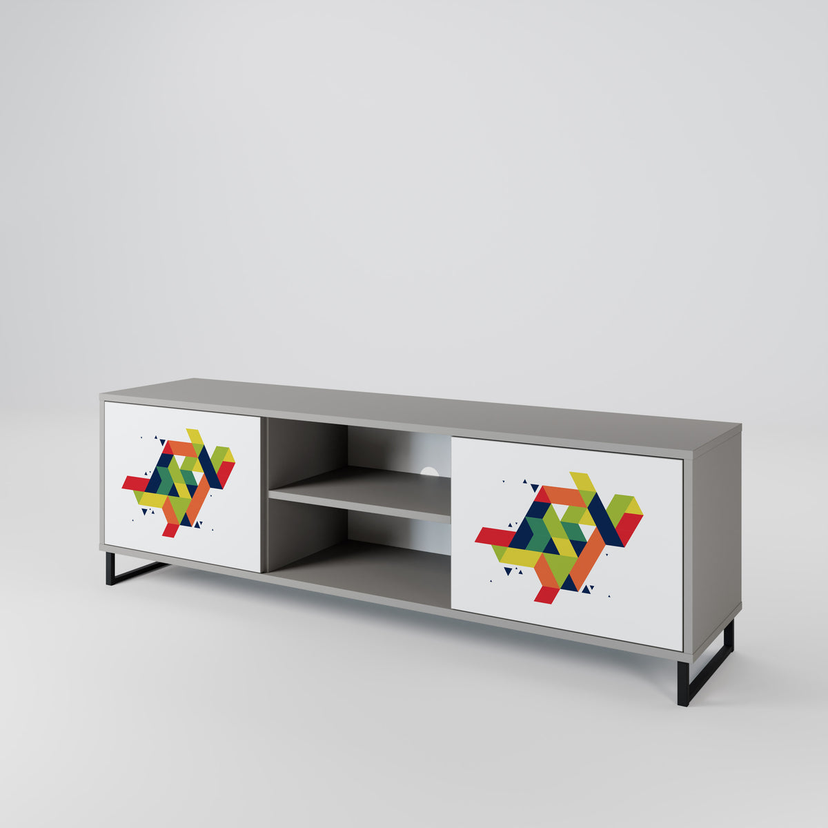 FUTURE SIGN Mueble de TV de 2 Puertas