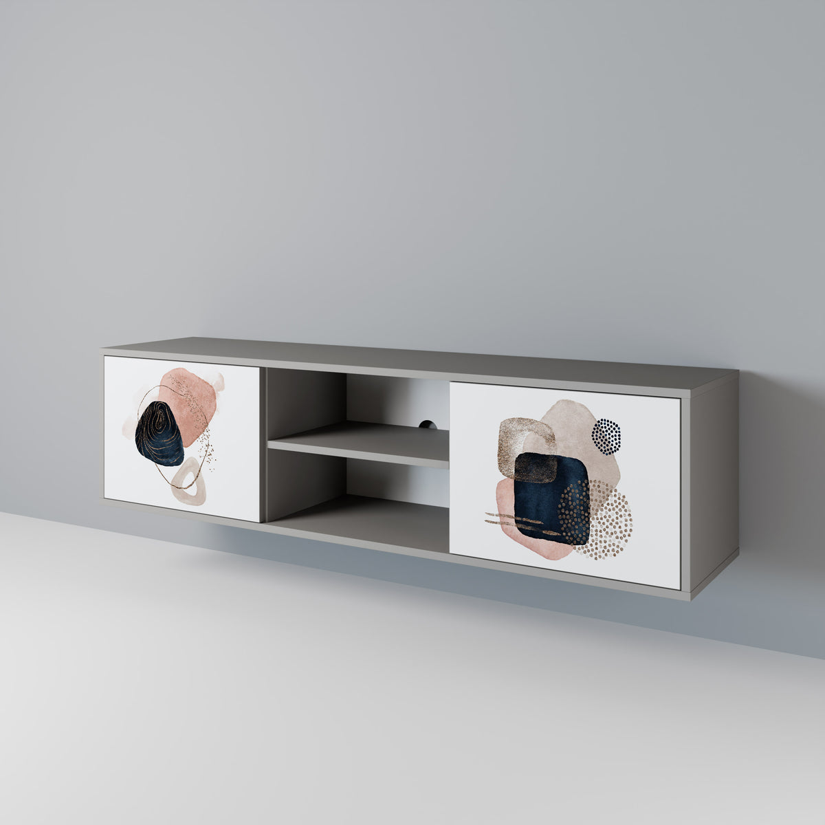 COLORFUL SHAPES Mueble de TV de 2 Puertas