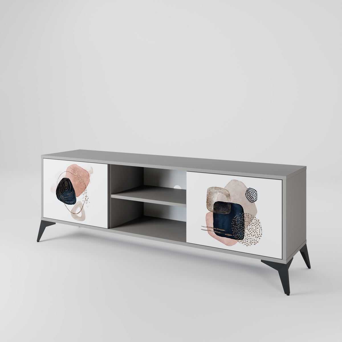 COLORFUL SHAPES Mueble de TV de 2 Puertas