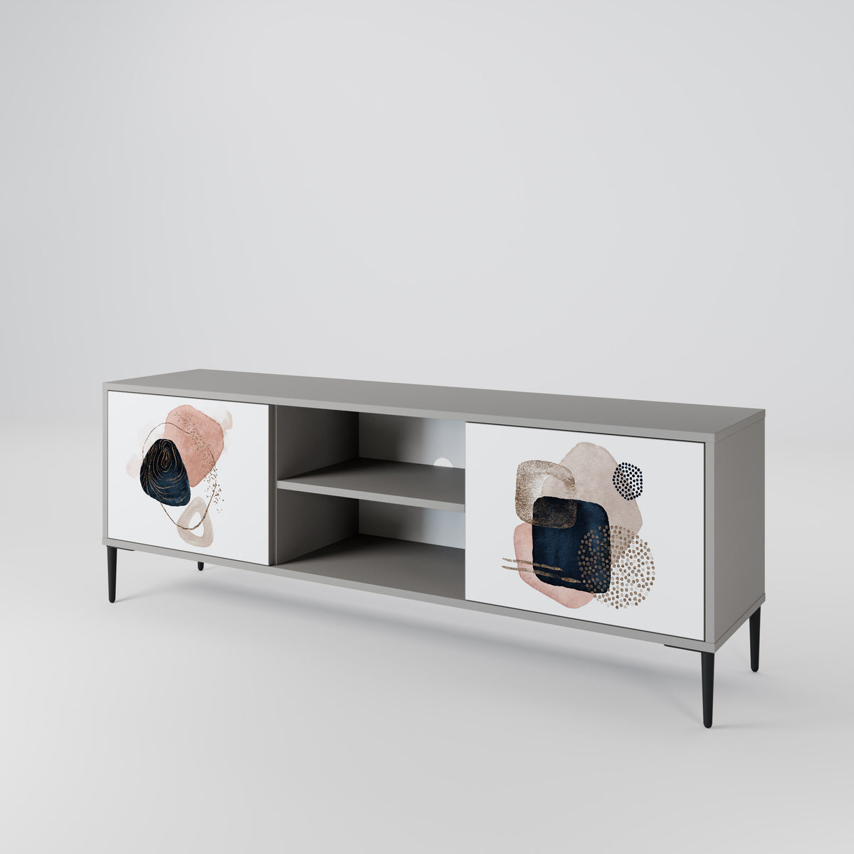 COLORFUL SHAPES Mueble de TV de 2 Puertas