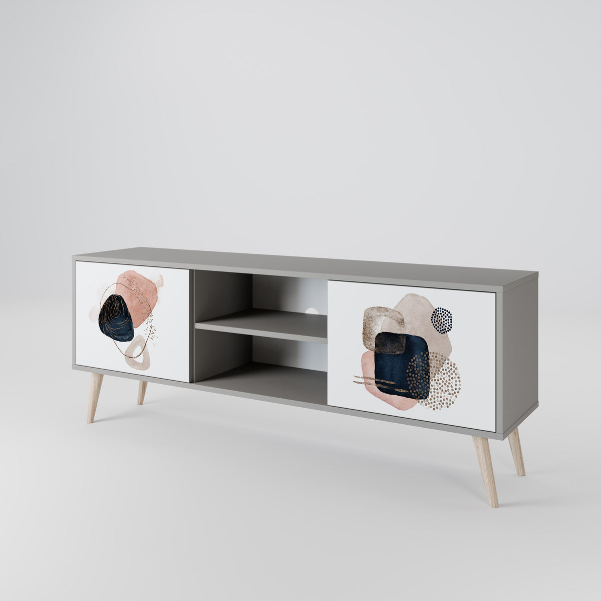 COLORFUL SHAPES Mueble de TV de 2 Puertas
