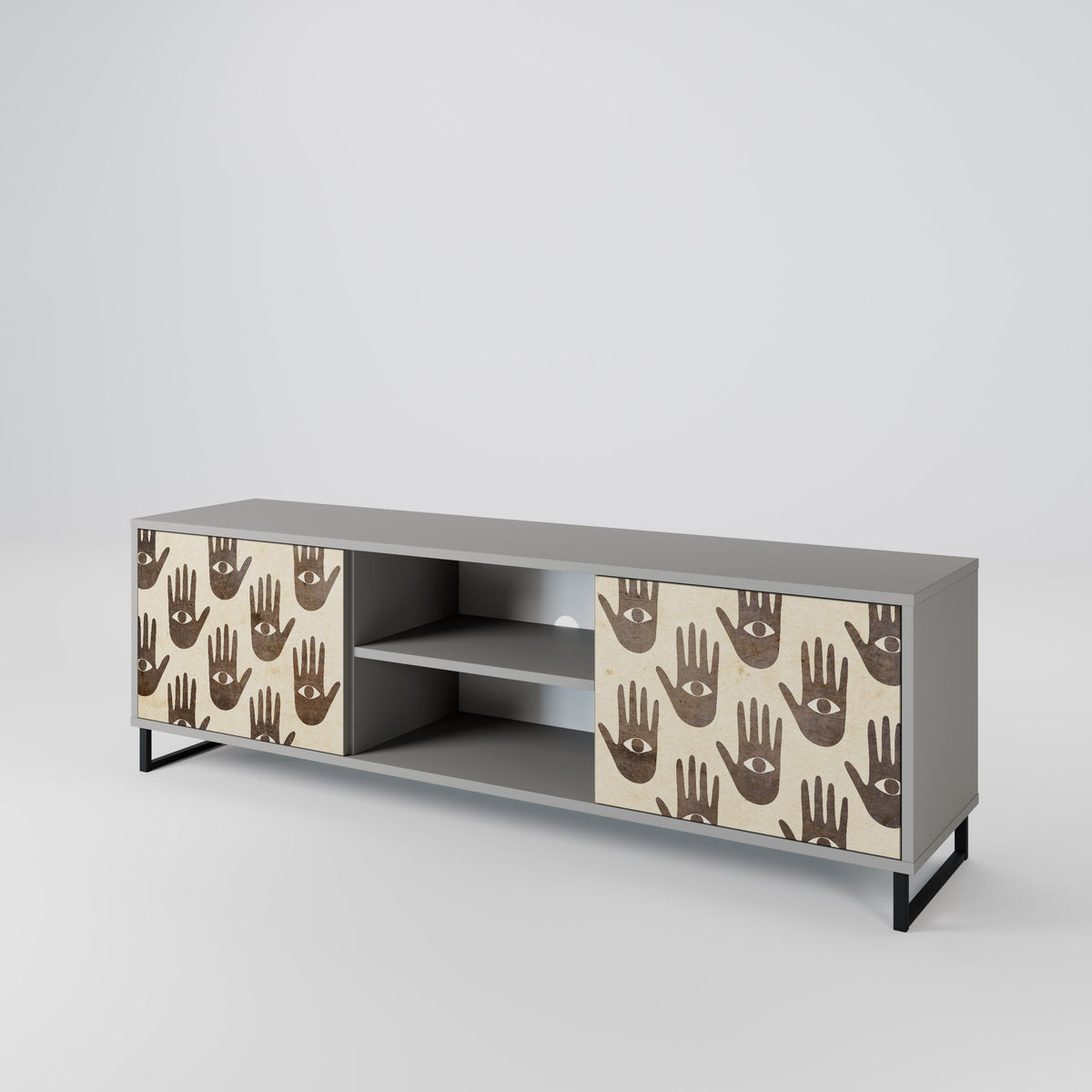 SEE MORE Mueble de TV de 2 Puertas
