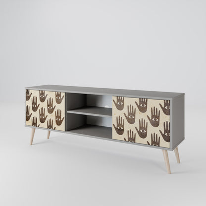 SEE MORE Mueble de TV de 2 Puertas