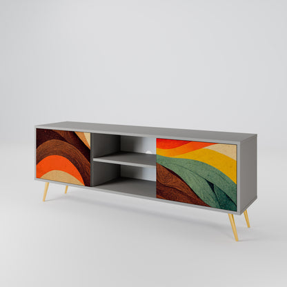 COLORFUL STRANDS Mueble de TV de 2 Puertas