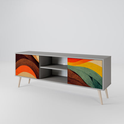 COLORFUL STRANDS Mueble de TV de 2 Puertas