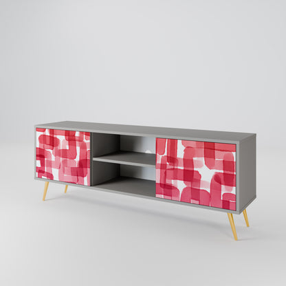 KALEIDOSCOPIC CUBISM Mueble de TV de 2 Puertas