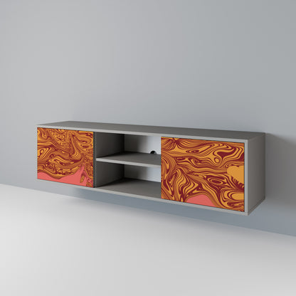 FLOATING THOUGHTS Mueble de TV de 2 Puertas