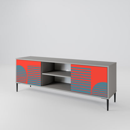 RISING GEOMETRY STARS Mueble de TV de 2 Puertas