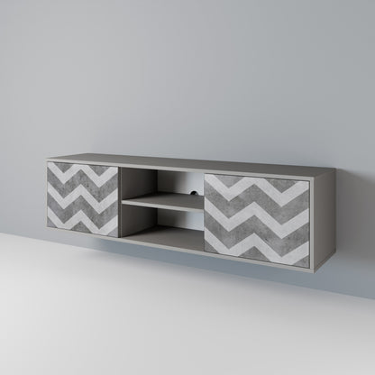 TOUGH ZIG ZAG Mueble de TV de 2 Puertas