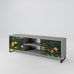 VIRGIN FOREST WITH SUNSET Mueble de TV de 2 Puertas en Acabado Gris