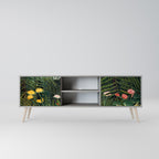 VIRGIN FOREST WITH SUNSET Mueble de TV de 2 Puertas en Acabado Gris