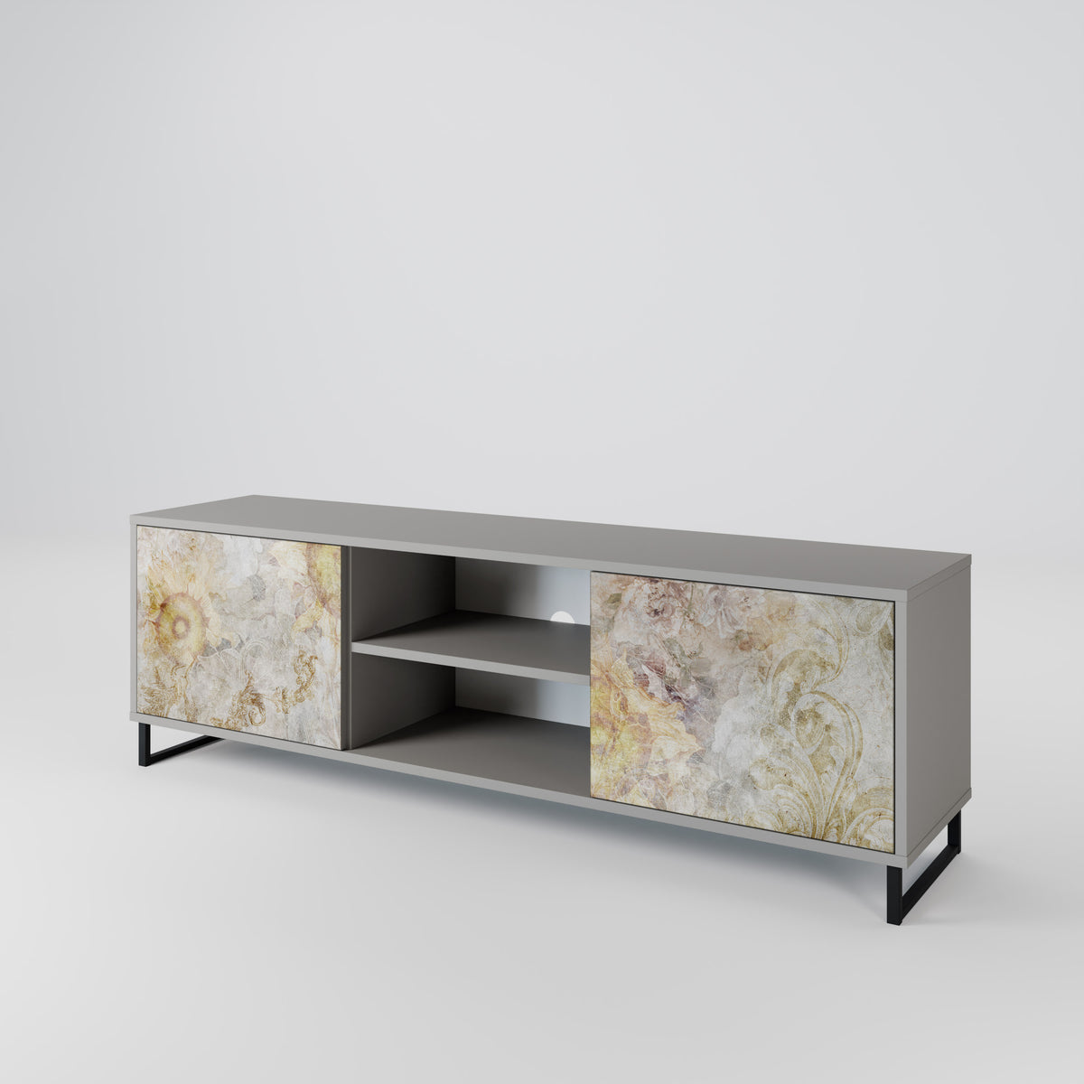 SUNFLOWER BLUR Mueble de TV de 2 Puertas