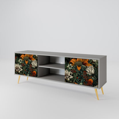 MIDNIGHT SPROUT Mueble de TV de 2 Puertas