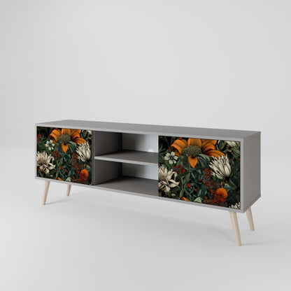 MIDNIGHT SPROUT Mueble de TV de 2 Puertas