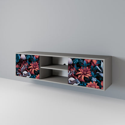 ETHEREAL BLOSSOMS Mueble de TV de 2 Puertas