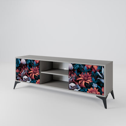 ETHEREAL BLOSSOMS Mueble de TV de 2 Puertas