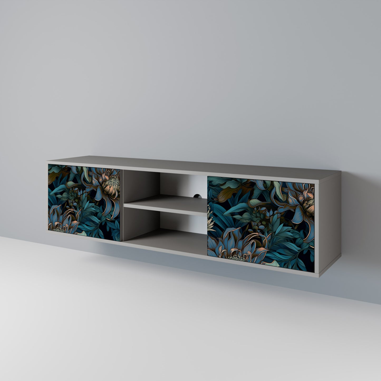 TWILIGHT BLOOM Mueble de TV de 2 Puertas