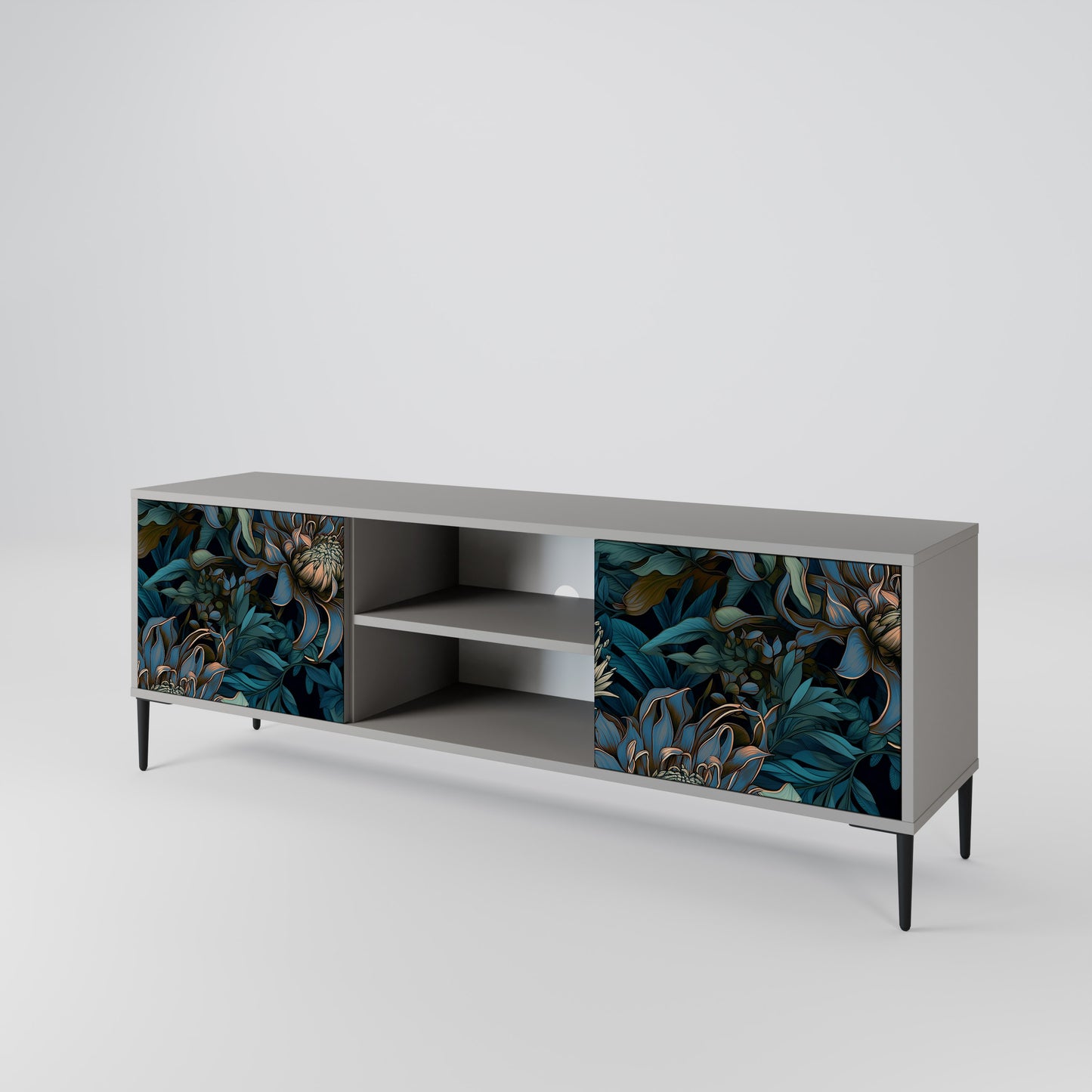 TWILIGHT BLOOM Mueble de TV de 2 Puertas