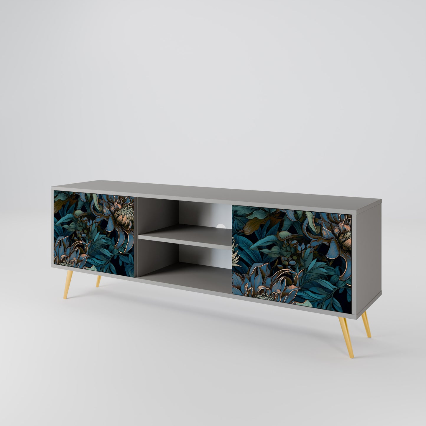 TWILIGHT BLOOM Mueble de TV de 2 Puertas