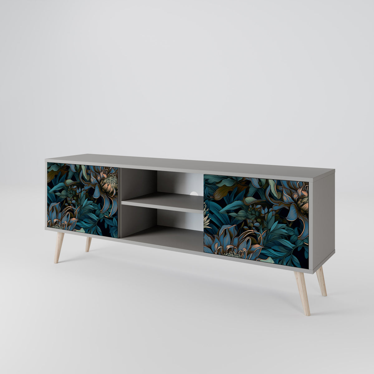 TWILIGHT BLOOM Mueble de TV de 2 Puertas