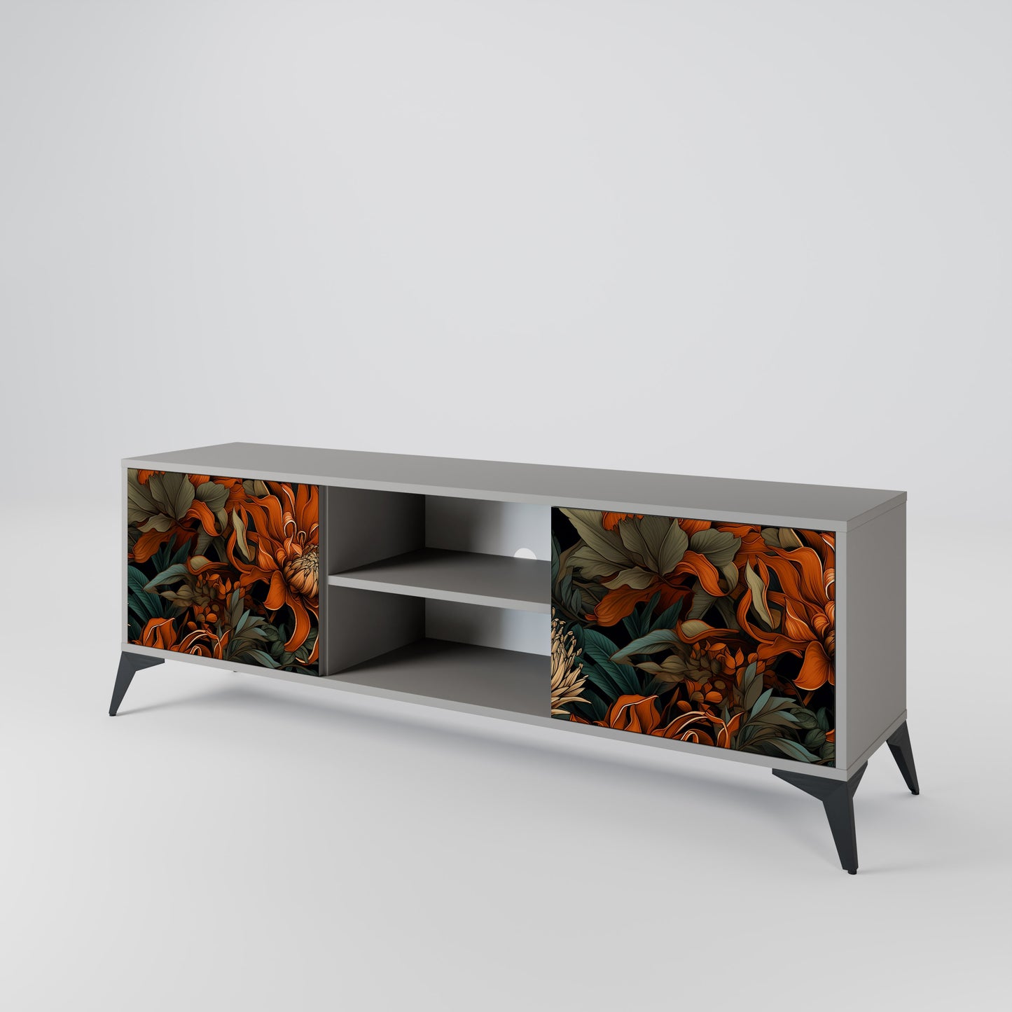 DAWN BLOOM Mueble de TV de 2 Puertas