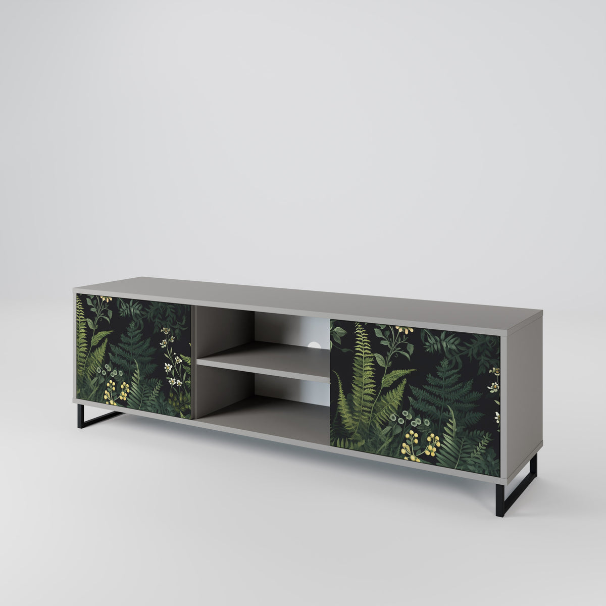 FERN FLOWERS Mueble de TV de 2 Puertas