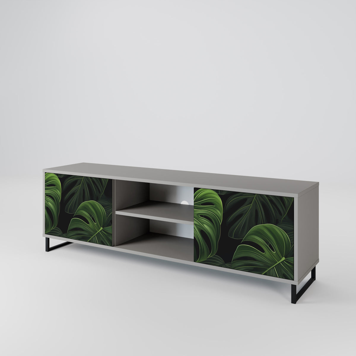 INFINITE MONSTERA Mueble de TV de 2 Puertas