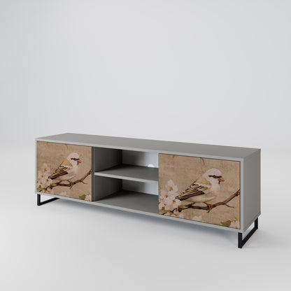 PETAL DISTINGUISH Mueble de TV de 2 Puertas