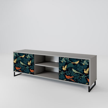 FOWL ORNAMENT Mueble de TV de 2 Puertas