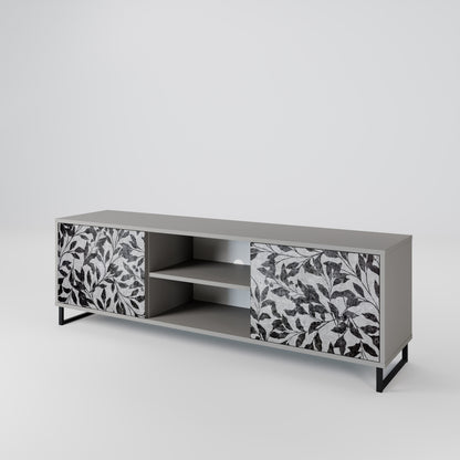 CHARCOAL SPROUT Mueble de TV de 2 Puertas