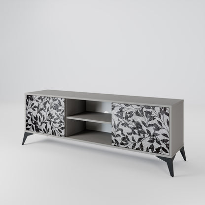 CHARCOAL SPROUT Mueble de TV de 2 Puertas