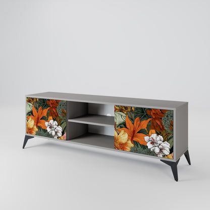 RADIANT FLORA Mueble de TV de 2 Puertas