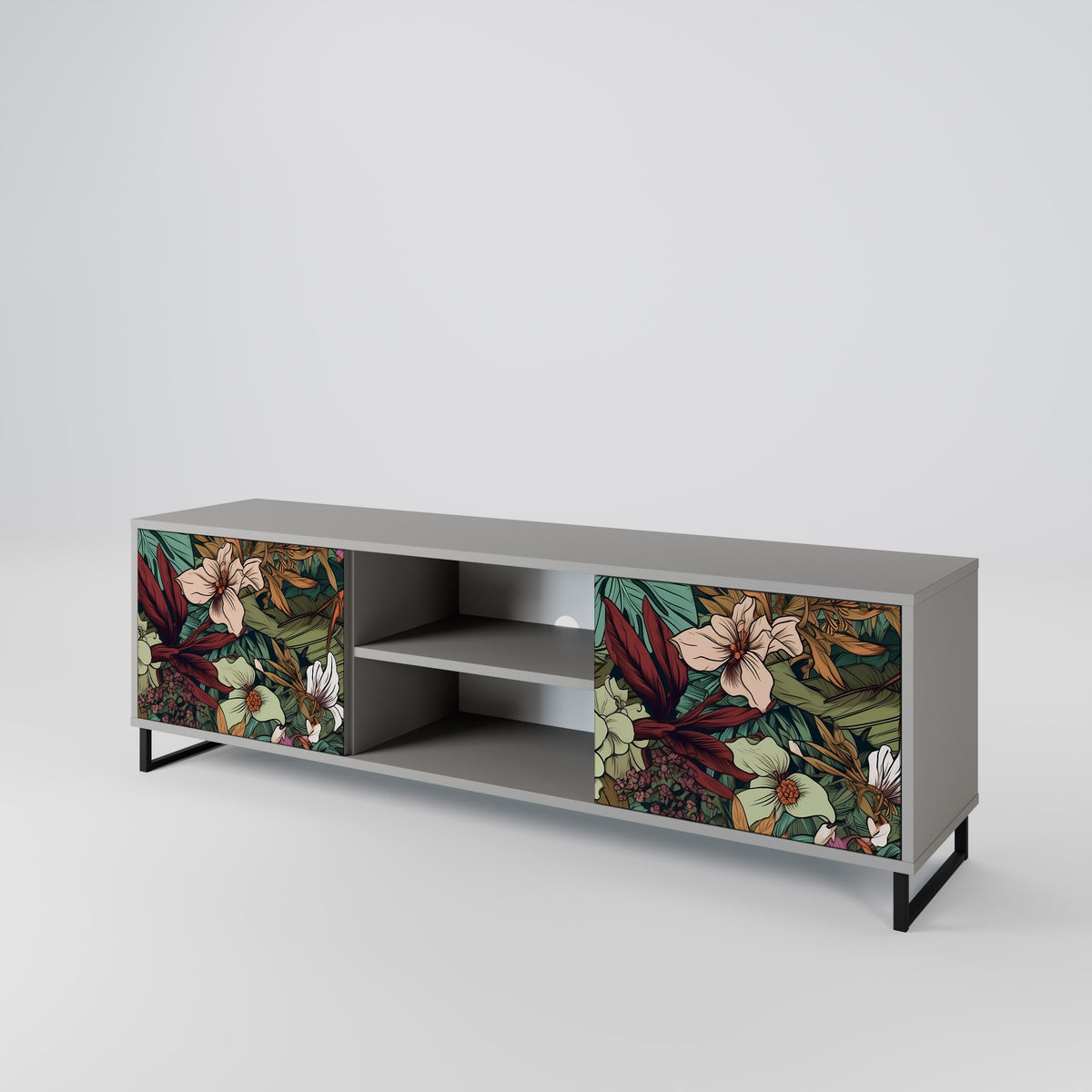 BOTANICAL EMERGENCE Mueble de TV de 2 Puertas