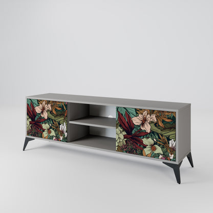 BOTANICAL EMERGENCE Mueble de TV de 2 Puertas